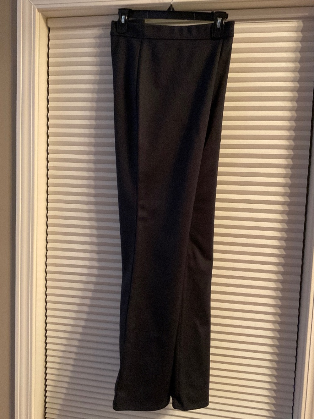 Ladies Pull On Style Pants Navy Wide Legged Size Large